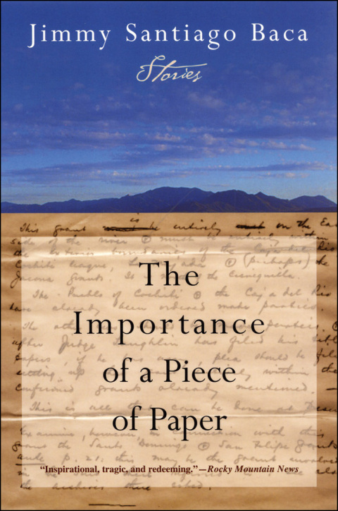 Cover image for book The Importance of a Piece of Paper