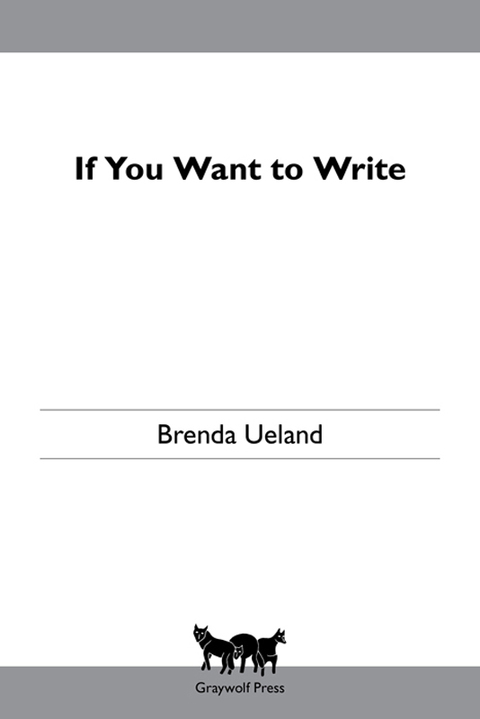 Cover image for book If You Want to Write