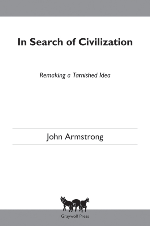 Cover image for book In Search of Civilization