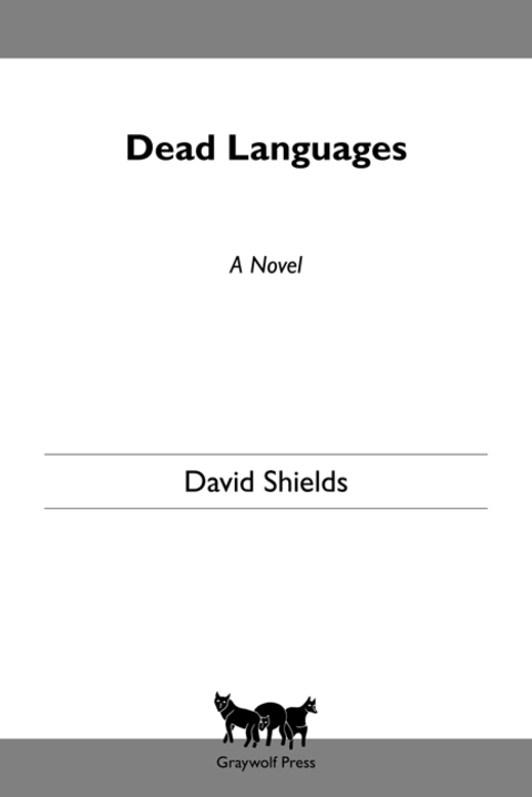 Cover image for book Dead Languages