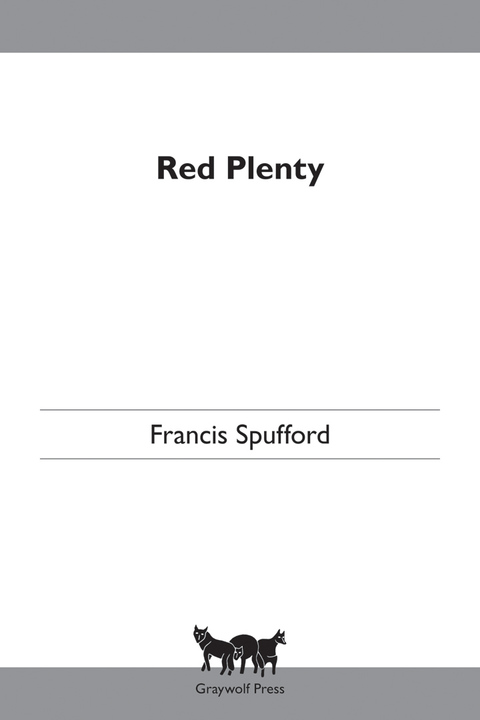 Cover image for book Red Plenty