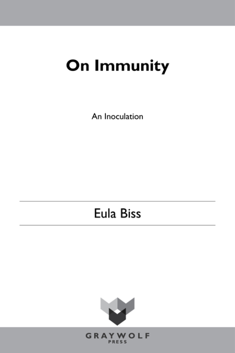 Cover image for book On Immunity