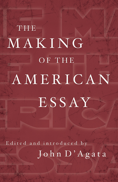 Cover image for book The Making of the American Essay