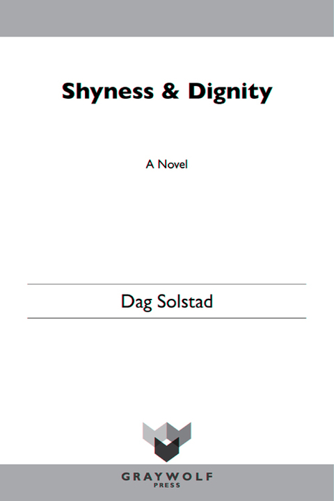 Cover image for book Shyness and Dignity
