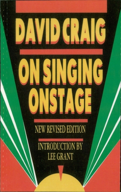 Cover image for book On Singing Onstage