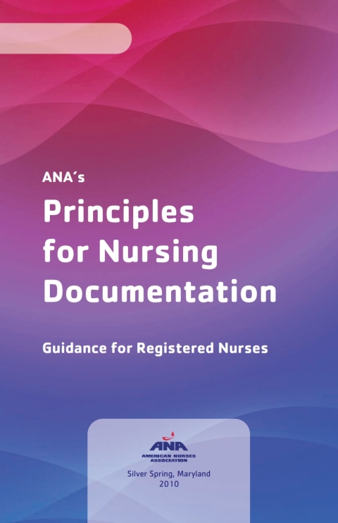 Cover image for book ANA's Principles of Nursing Documentation