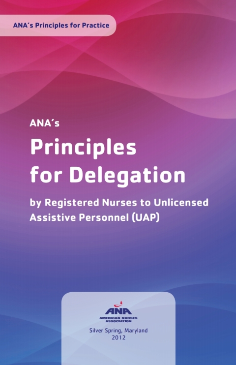 Cover image for book ANA's Principles of Nursing Delegation
