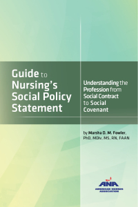 Cover image: Guide to Nursing's Social Policy Statement 9781558106154