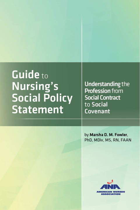Cover image for book Guide to Nursing's Social Policy Statement