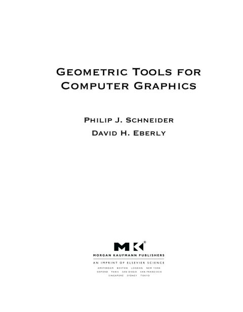 [1825 days] Geometric Tools for Computer Graphics