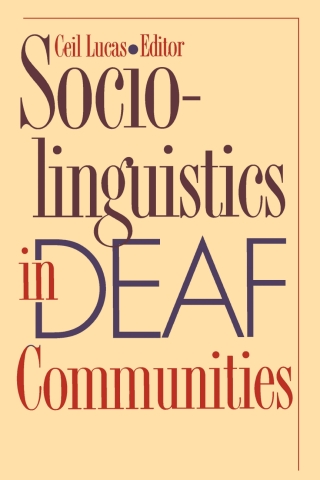 Sociolinguistics in Deaf Communities