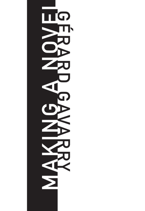 Cover image for book Making a Novel