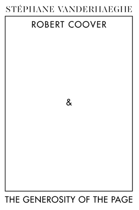 Cover image for book Robert Coover and the Generosity  of the Page