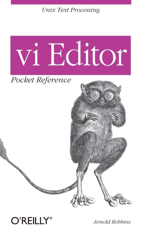 Cover image for book vi Editor Pocket Reference