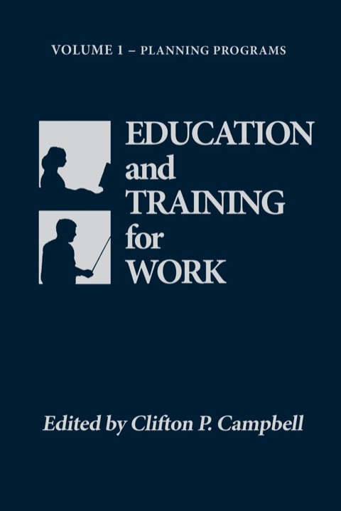 Cover image for book Education and Training for Work