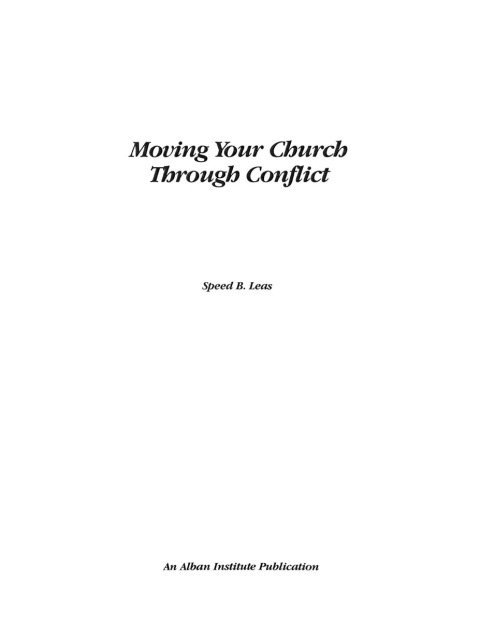 Cover image for book Moving Your Church through Conflict