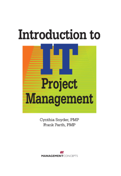 Cover image for book Introduction to IT Project Management