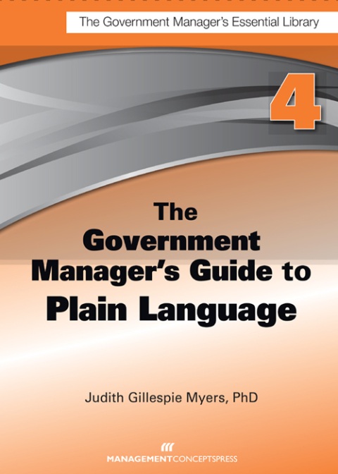 Cover image for book The Government Manager's Guide to Plain Language