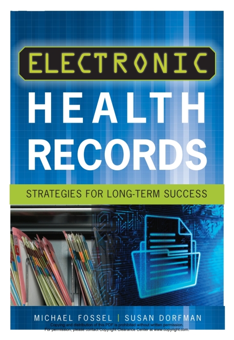 Cover image for book Electronic Health Records: Strategies for Long-Term Success