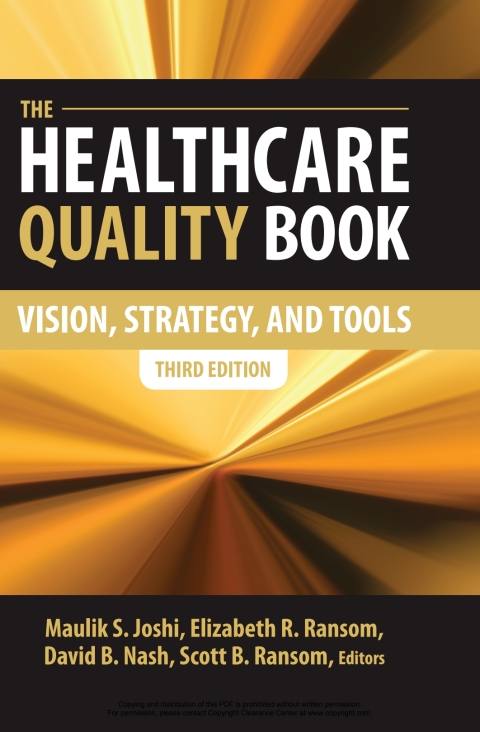 Cover image for book The Healthcare Quality Book: Vision, Strategy, and Tools, Third Edition