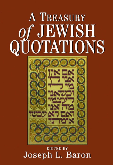 Cover image for book A Treasury of Jewish Quotations