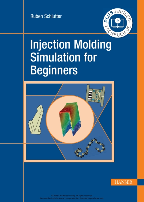 Cover image for book Injection Molding Simulation for Beginners