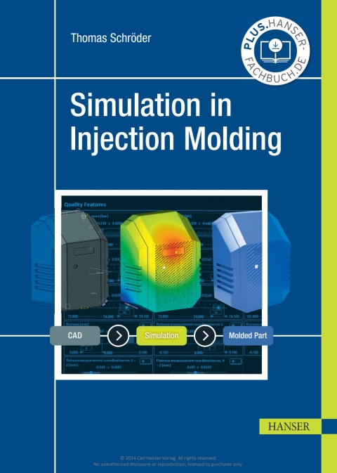 Cover image for book Simulation in Injection Molding