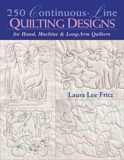 Cover image for book 250 Continuous-Line Quilting Designs