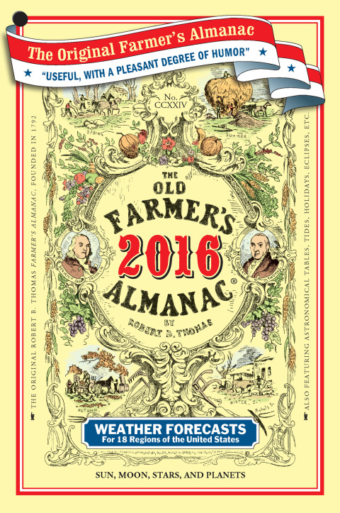 Cover image for book The Old Farmer's Almanac 2016