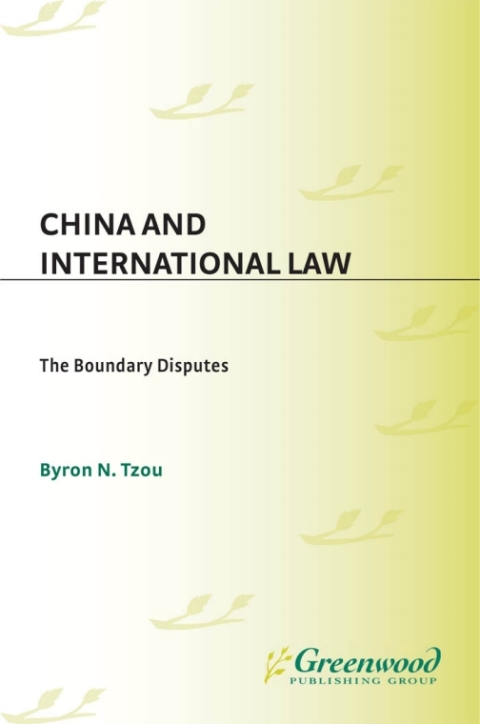 Cover image for book China and International Law