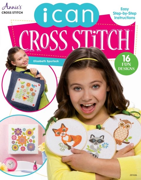 Cover image for book I Can Cross Stitch