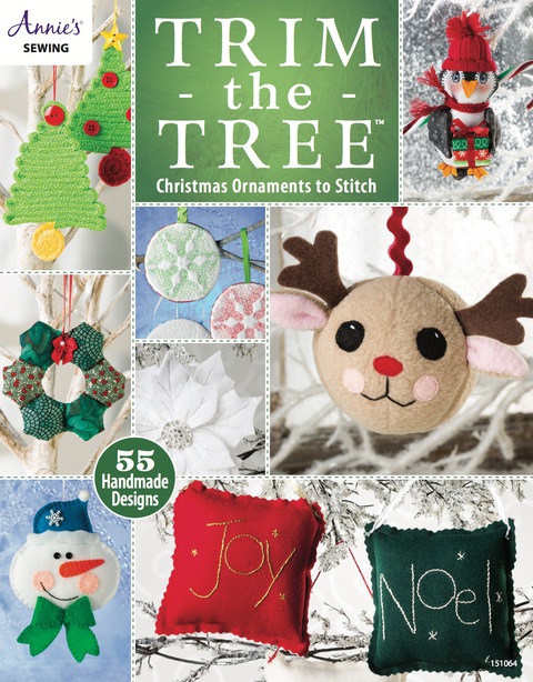 Cover image for book Trim the Tree: Christmas Ornaments to Stitch
