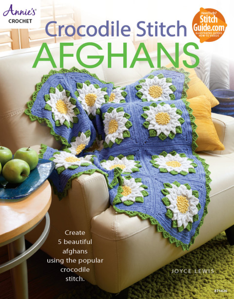 Cover image for book Crocodile Stitch Afghans
