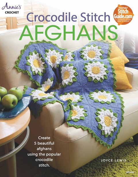 Cover image for book Crocodile Stitch Afghans
