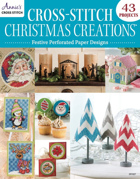 Cover image for book Cross-Stitch Christmas Creations: Festive Perforated Paper Designs