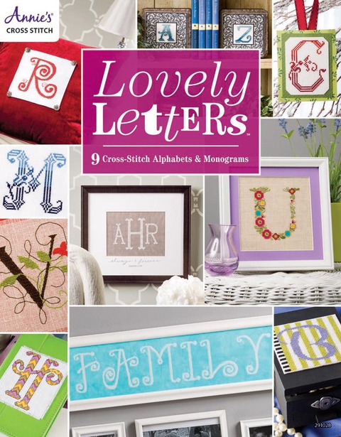Cover image for book Lovely Letters: 9 Cross-Stitch Alphabets &amp; Monograms