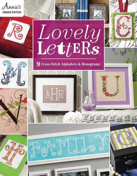 Cover image for book Lovely Letters: 9 Cross-Stitch Alphabets &amp; Monograms