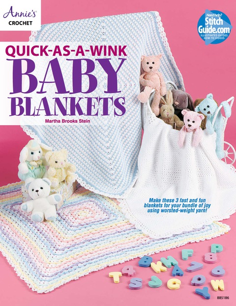 Cover image for book Quick-as-a-Wink Baby Blankets
