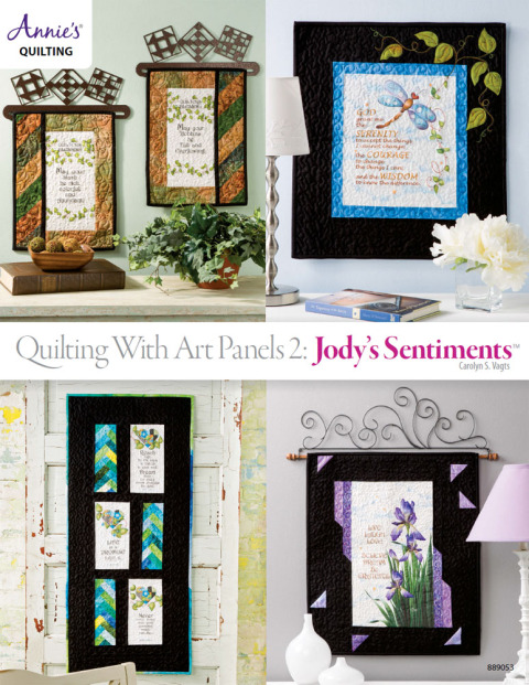 Cover image for book Quilting with Art Panels 2: Jody's Sentiments