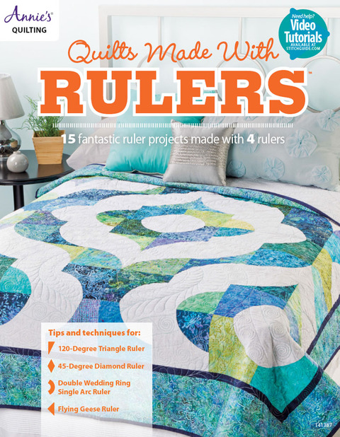 Cover image for book Quilts Made with Rulers