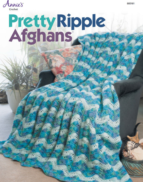 Cover image for book Pretty Ripple Afghans