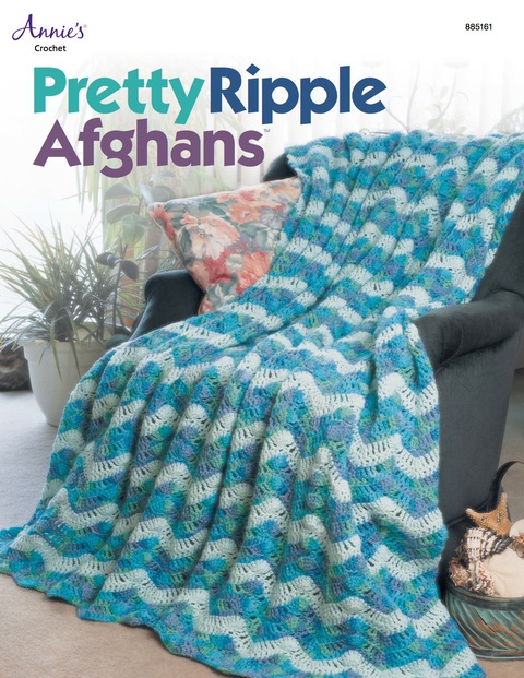 Cover image for book Pretty Ripple Afghans