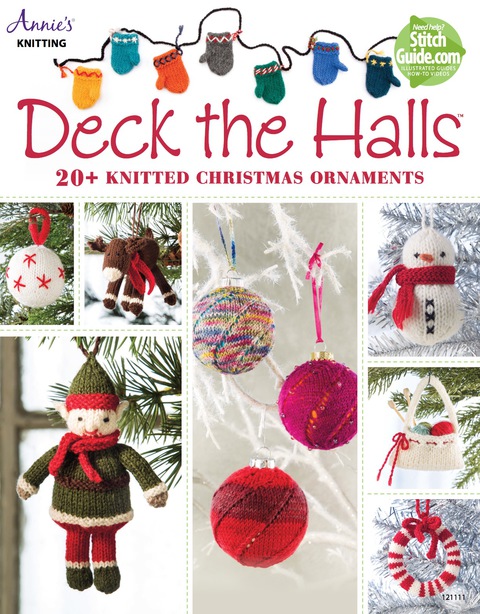Cover image for book Deck the Halls: 20+ Knitted Christmas Ornaments