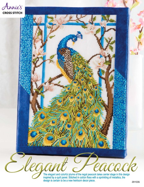 Cover image for book Elegant Peacock Cross Stitch Pattern