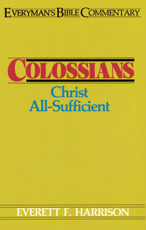 Cover image for book Colossians- Everyman's Bible Commentary