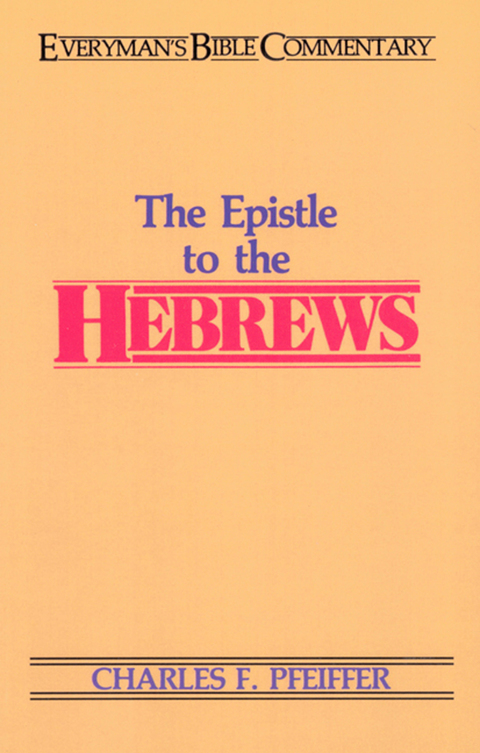 Cover image for book Hebrews- Everyman's Bible Commentary
