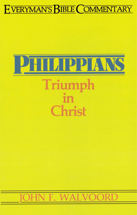 Cover image for book Philippians- Everyman's Bible Commentary