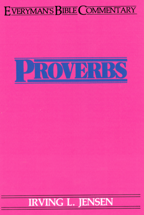 Cover image for book Proverbs- Everyman's Bible Commentary