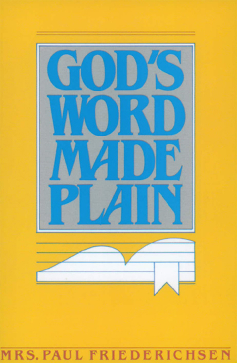 Cover image for book God's Word Made Plain