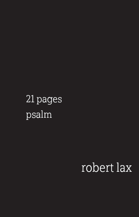 Cover image for book 21 Pages/Psalm